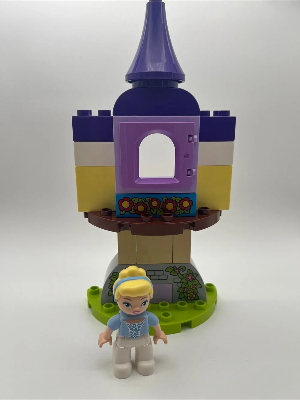 LEGO DUPLO Purple & Yellow Princess Tower Playset with Mini Figure